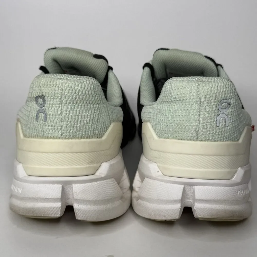 On Cloud Cloudflyer 4 Shoes Womens 10.5 Black Mint Glacier Running Sneakers - Picture 7 of 12